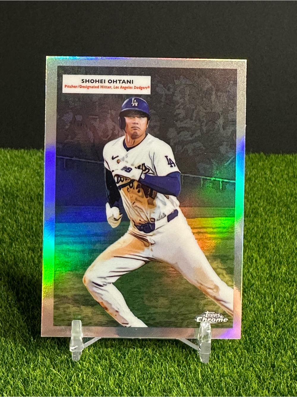 Shohei Ohtani/Sandy Koufax 2025 Topps Chrome Platinum 1955 Doubleheader #55DH-1